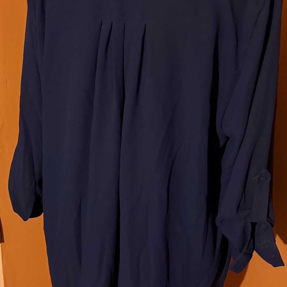 41 Hawthorn Deep Blue Blouse - Picture 3 of 4